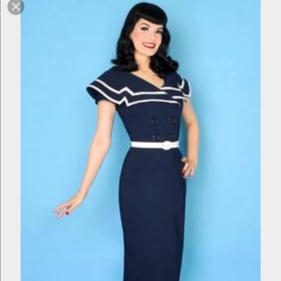 Bettie Page Sailor Dress