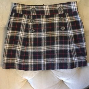 Black/grey/red Size 4 Gap skirt