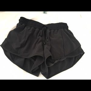 Lululemon black running shorts !