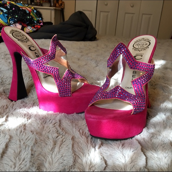 jeffrey campbell pink heels