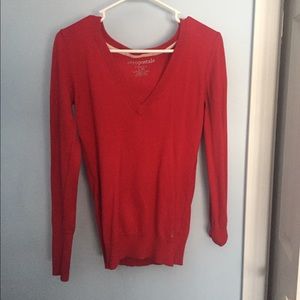 Festive red Aeropostale sweater