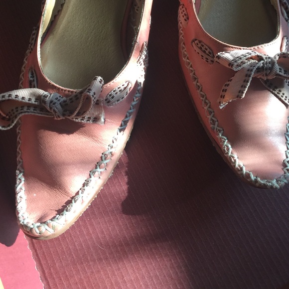 Pink leather Pumps from e.Design . - Picture 2 of 4