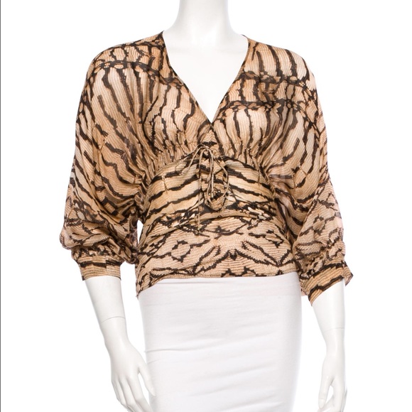 Roberto Cavaliers Printed Blouse
