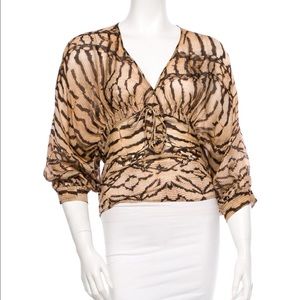 Roberto Cavaliers Printed Blouse