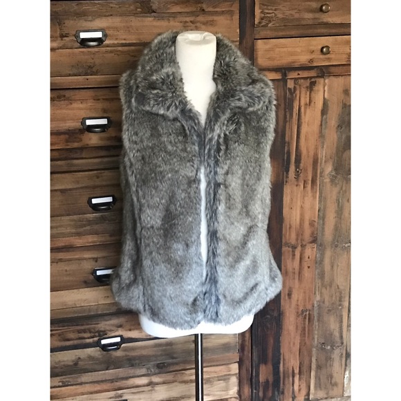 Zara Faux Fur Vest - NWOT