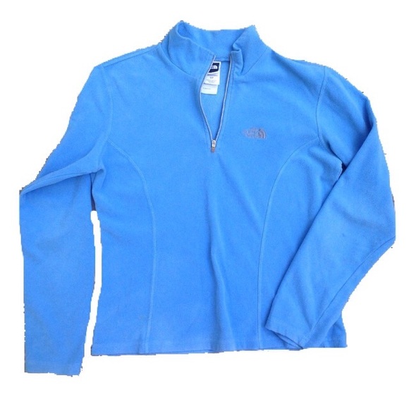 The North Face Jackets & Blazers - NORTH FACE Baby blue fleece pullover