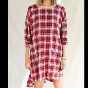 UO Renewal Flannel Dress
