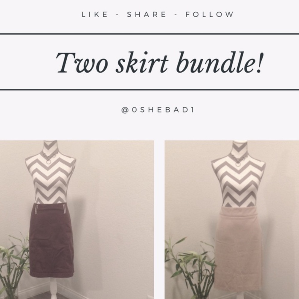 [EUC] Two Pencil Skirts