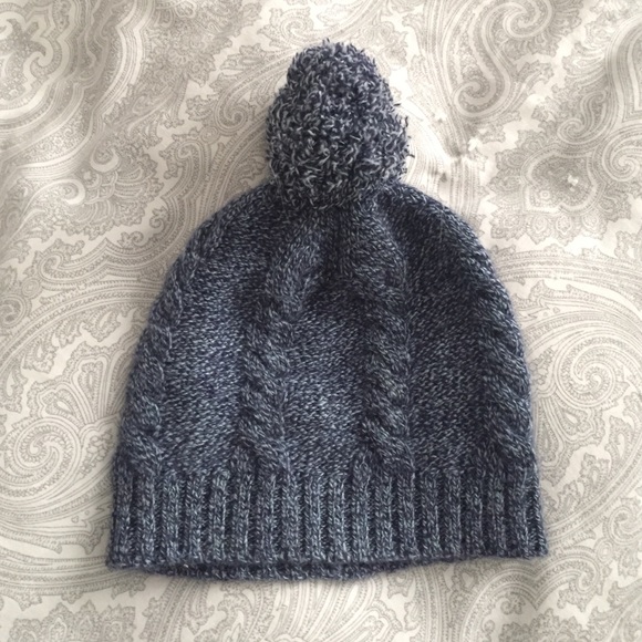 100% Cashmere poof beanie by Brodie Cashmere