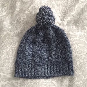 100% Cashmere poof beanie by Brodie Cashmere
