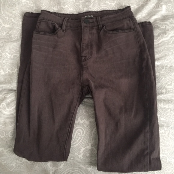 BDG twig high rise ankle mauve pants