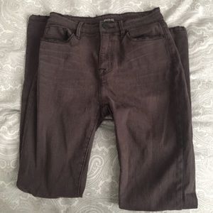 BDG twig high rise ankle mauve pants