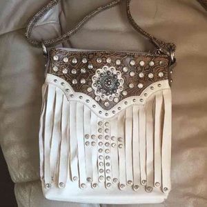 Western style cross-body purse