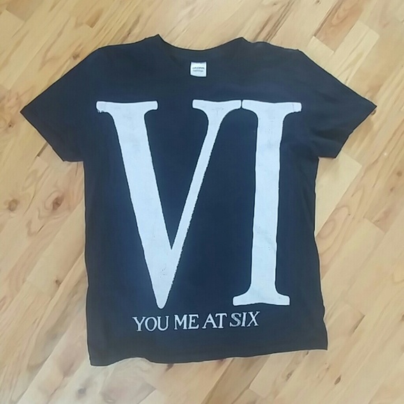 You me at six band shirt Warped tour