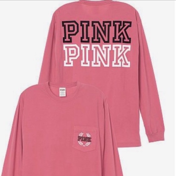 PINK VS Campus Long Sleeve Tee