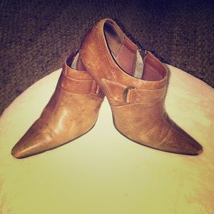 Brown Brazilian Leather Booties