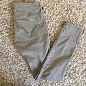 Hollister crop khaki pants
