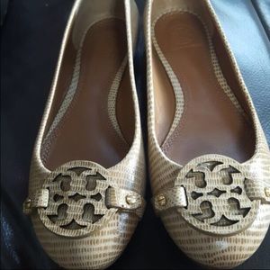 Tory Burch Mini Miller Tan Flat