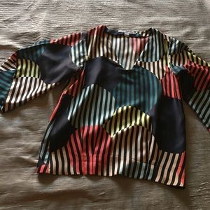 DVF silk blouse