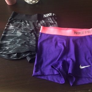 Size S women's Nike spandex 2 pairs