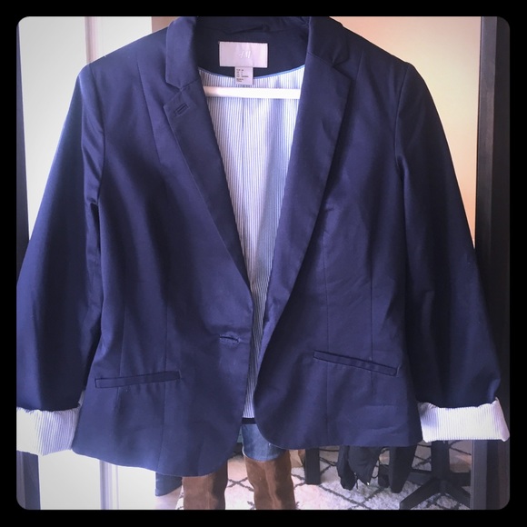 H&M navy blue blazer