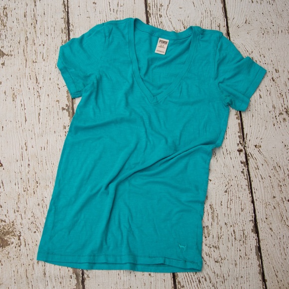 PINK Victoria's Secret V Neck Tees - Picture 4 of 4