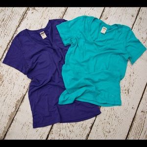 PINK Victoria's Secret V Neck Tees