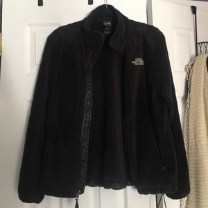 Black fuzzy north face