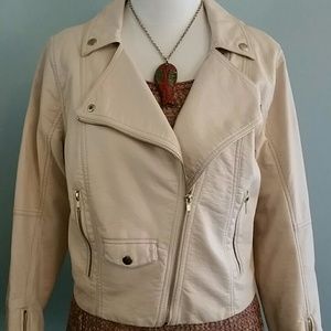 H&M Faux Leather Moto Jacket