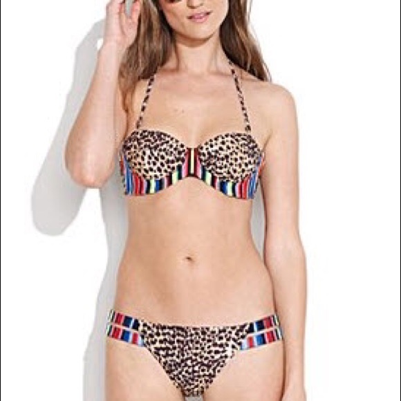 Mara Hoffman Cheetah Leopard Print Bikini XS - Picture 2 of 2