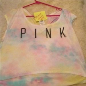 Authentic pink crop too