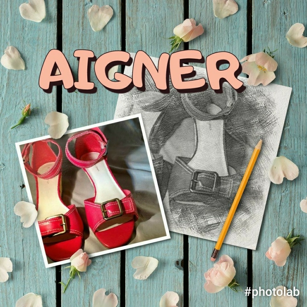 Etienne Aigner Wedge Sandals