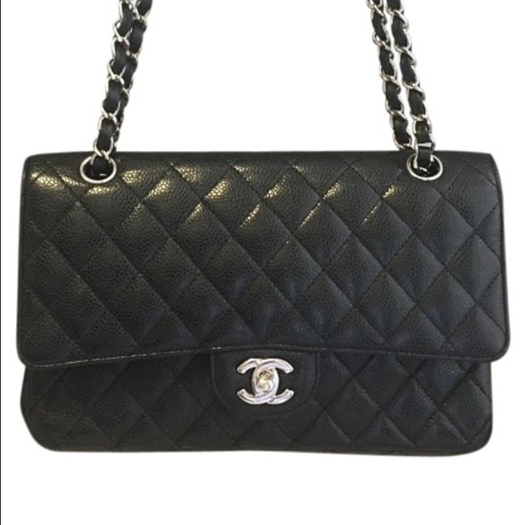 Chanel Classic Medium Caviar Double Flap Bag