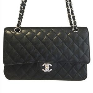 Chanel Classic Medium Caviar Double Flap Bag