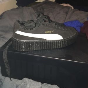 Rihanna suede creepers