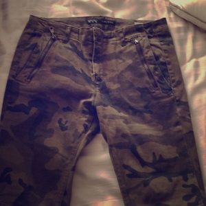 Zara army fatigue pants