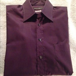 Dolce & Gabbana Button Front Dress Shirt