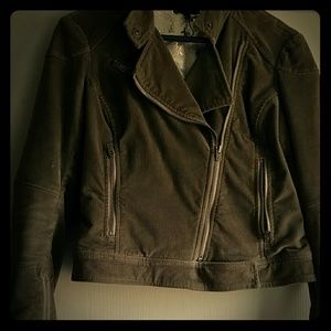 EUC "BEBE" VELOUR MOTO JACKET SIZE MEDIUM