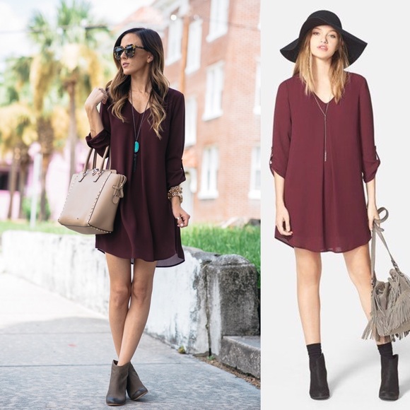 Lush shift dress