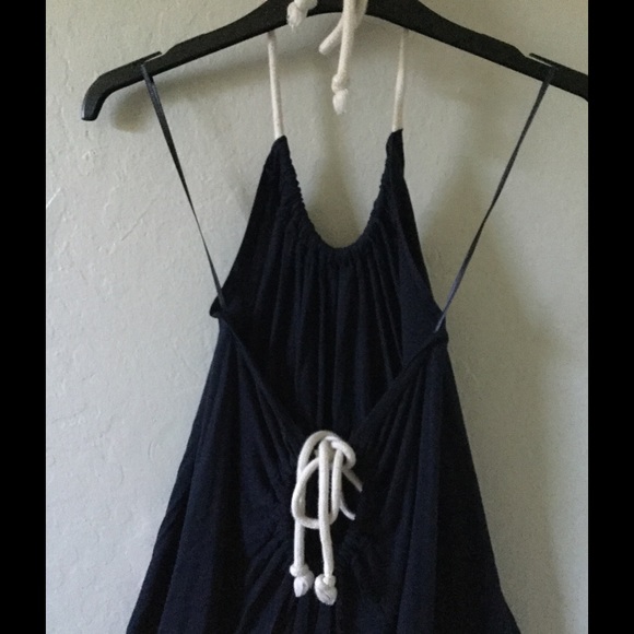 Topshop Navy Convertible Top - Picture 2 of 4