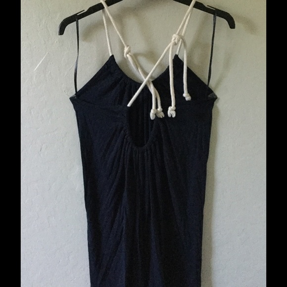 Topshop Navy Convertible Top - Picture 4 of 4