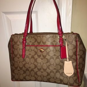 Coach Peyton Signature Purse