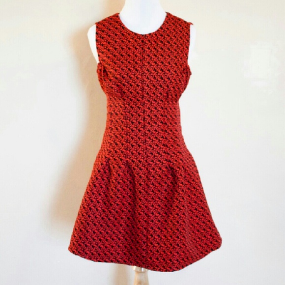Red and Black Dress