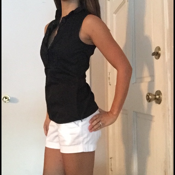 Banana Republic Pleated Sleeveless Top