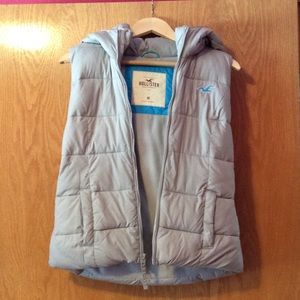 RESERVED Grey Hollister Puffy Vest