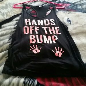 Hands off the bump shirt