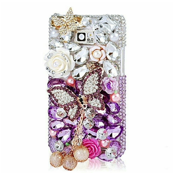 Galaxy S6 edge case 3D Bling case