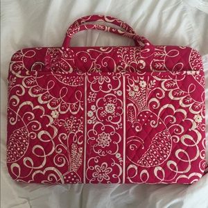 Pink & white - VERA BRADLEY hard laptop case! NWOT