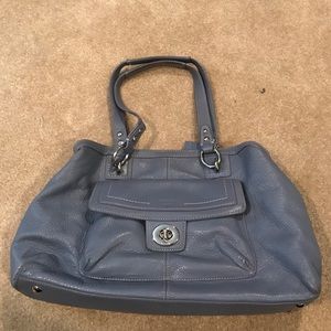 Blue coach bag 💼
