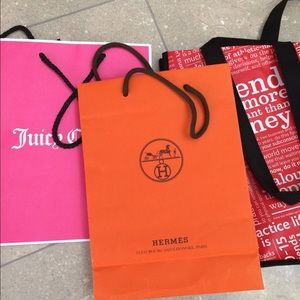 Authentic Hermes shopping bag